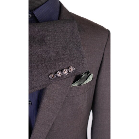 Hart Schaffner Marx Mens Sport Coat Silverwoods Jacket Brown Solid Size 42R - Picture 7 of 14